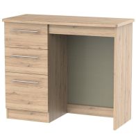 See more information about the Colby 3 Drawer Vanity Bedroom Desk Bordeaux Oak
