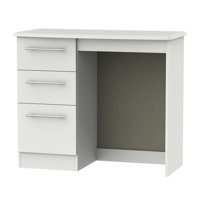 Colby Desk White 3 Drawers