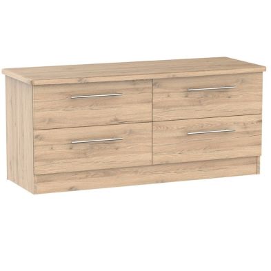 Product photograph of Colby Large Chest Of Drawers Natural 4 Drawers from QD stores