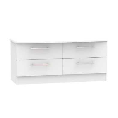 Product photograph of Colby Large Chest Of Drawers Light Grey 4 Drawers from QD stores