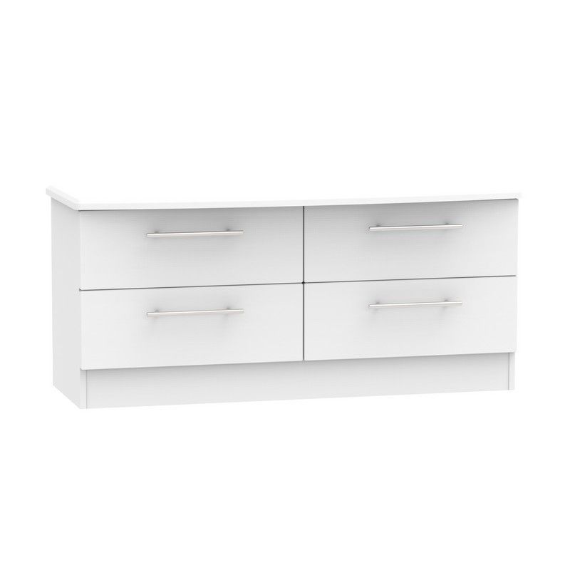 Colby Large Chest of Drawers Light Grey 4 Drawers