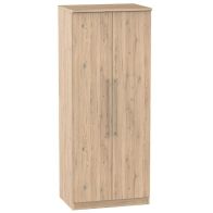 See more information about the Colby 2 Door Bedroom Wardrobe Bordeaux Oak