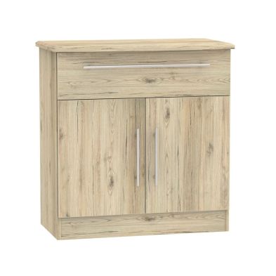 Product photograph of Colby Sideboard Natural 2 Doors 1 Drawer from QD stores
