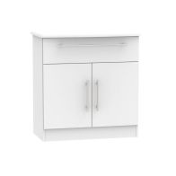 See more information about the Colby 1 Drawer 2 Door Dining Room Sideboard Light Grey
