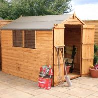 See more information about the Mercia Overlap Apex Garden Shed Double Door 8' x 6'