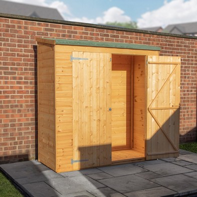 Product photograph of Mercia 5 9 X 2 5 Pent Garden Store - Premium Dip Treated Shiplap from QD stores