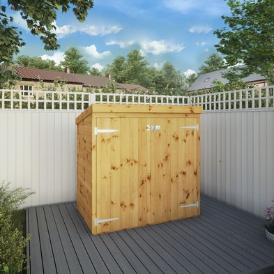 Product photograph of Mercia 5 9 X 2 5 Pent Garden Store - Premium Dip Treated Shiplap from QD stores