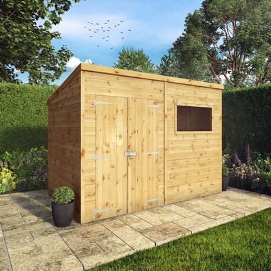 Product photograph of Mercia Premier 10 X 7 6 Pent Shed - Premium Dip Treated Shiplap from QD stores