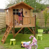 See more information about the Mercia Tulip Children's Garden Playhouse & Tower 8'2" x 6'7"