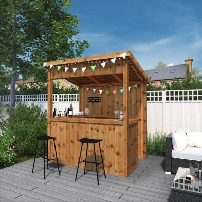 Product photograph of Mercia 6 5 X 4 7 Pent Garden Bar - Premium Pressure Treated Tongue Groove from QD stores