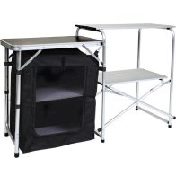 See more information about the Wensum Folding Kitchen Camping Stand Storage Unit Outdoor Cooking