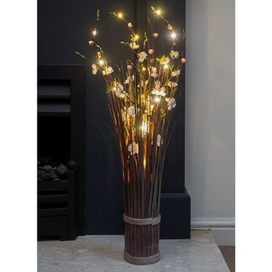 See more information about the Spring Blossom Artificial Bouquet With 18 Warm White LEDs - 70cm