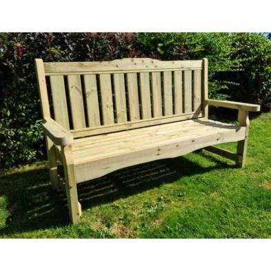 Product photograph of Churnet Garden Bench By Croft - 3 Seats from QD stores