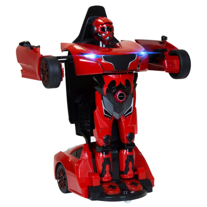 Wensum RS X MAN Transformer Remote Control Car 2 in 1 Toy - Red