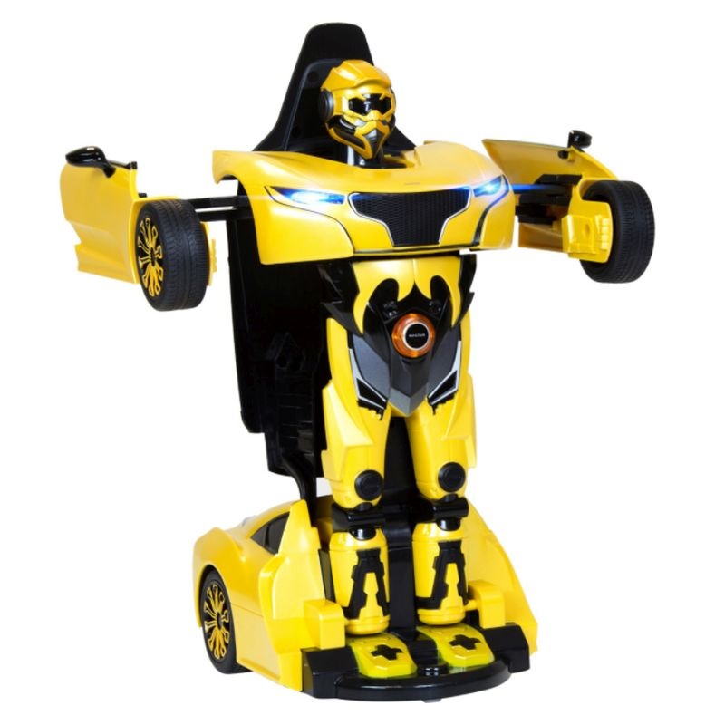 Wensum RS X MAN Transformer Remote Control Car 2 in 1 Toy - Yellow