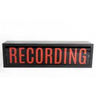 See more information about the Recording Lightbox Metal Red Wall Mounted Mains Powered - 53cm