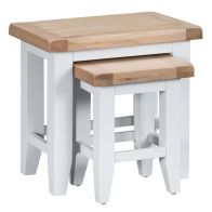 See more information about the Lighthouse Duo Nest of Tables Oak & White