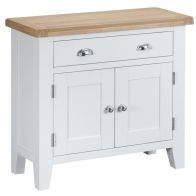 See more information about the Lighthouse Sideboard Oak & White 2 Door 1 Drawer