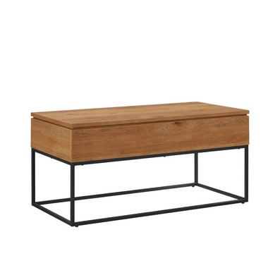 Product photograph of Lift Top Coffee Table Brown 1 Door from QD stores