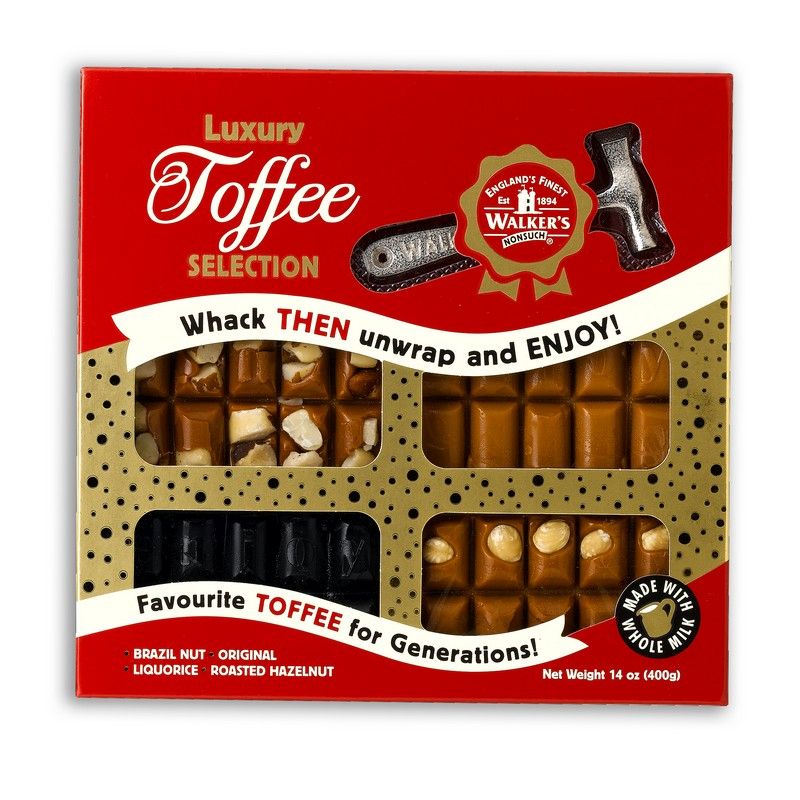 Luxury Toffee Selection With Mini Hammer 400g