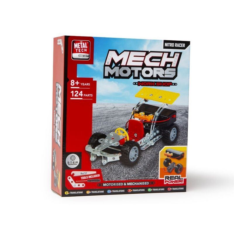 Mech Tech Build A Motorised Racing Car Toy