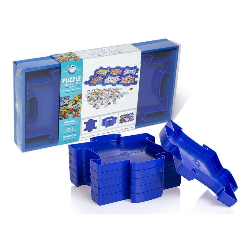 Puzzle Storage & Sorter Trays - 6 Pack