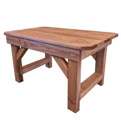 Product photograph of Swedish Redwood Garden Coffee Table By Croft from QD stores