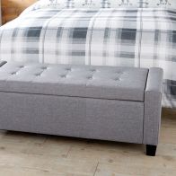 See more information about the Verona Large Ottoman Fabric Grey 1 Door