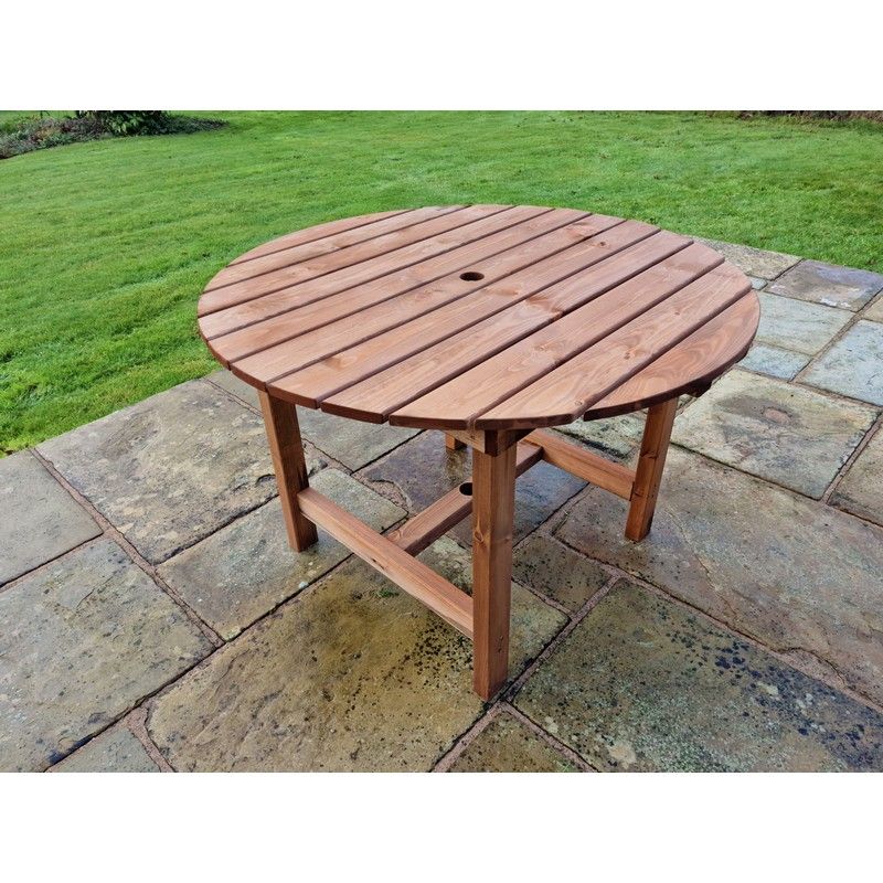 Swedish Redwood Garden Table by Croft - 4 Seats