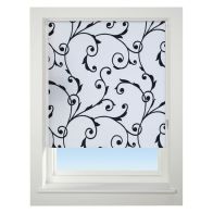 See more information about the Universal 60cm White & Black Virginia Blackout Roller Blind