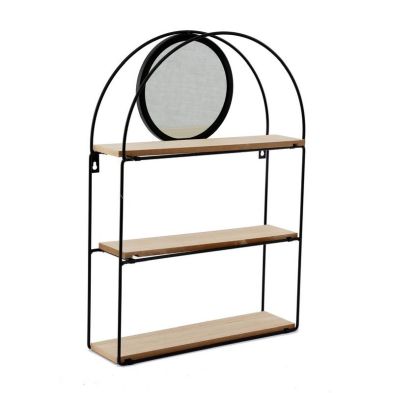 Product photograph of Essentials Shelving Unit Black 3 Shelves from QD stores