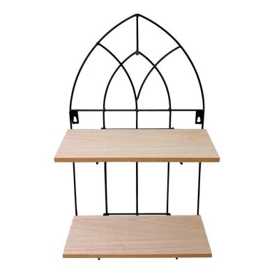 Product photograph of Classic Shelving Unit Black 2 Shelves from QD stores