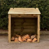 See more information about the Pent Log Store - Classic Pressure Treated Overlap