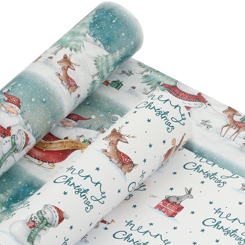 Santa Express Christmas Gift Wrap | Christmas Wrapping Paper | Holiday Wrap  | Fun Wrapping Paper | Gift Wrap Rolls | Heavy Duty Paper