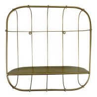 See more information about the Essentials Shelving Unit Metal Gold 1 Shelf