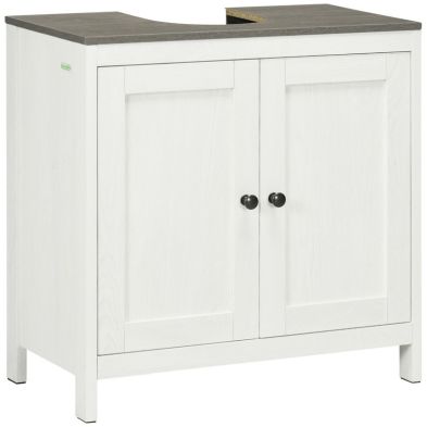 Product photograph of Kleankin Modern Bathroom Sink Cabinet from QD stores
