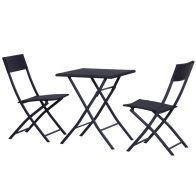 See more information about the Outsunny 2-Seater Rattan Furniture Set-Black