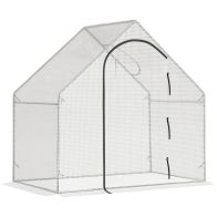 See more information about the Outsunny Walk-In Portable Greenhouse Mini Grown House With Steel Frame Window Plants