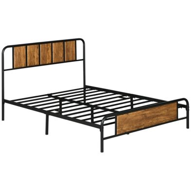 Product photograph of Homcom 25 5cm Double Bed Frame from QD stores