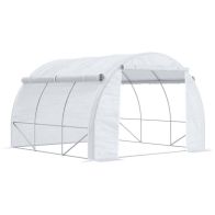 See more information about the Outsunny 3 X 3 X 2 M Polytunnel Greenhouse