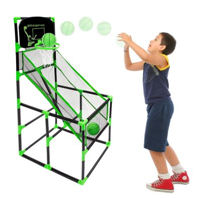 See more information about the Global Gizmos Arcade Basketball Stand Game with 2 Balls