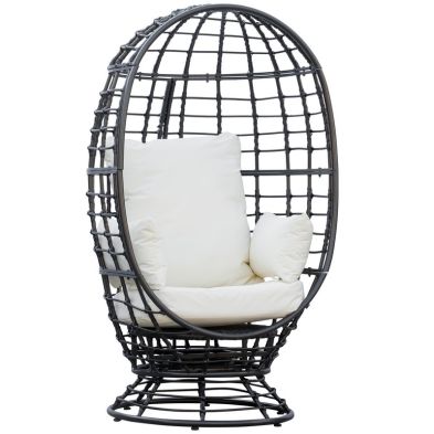 Outsunny Swivel Egg Chair