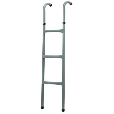 Homcom 12/14ft Trampoline Ladder Galvanized w/ Non-slip Mat from QD Stores