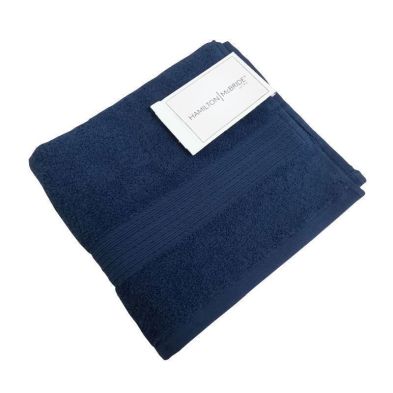 Product photograph of 2 Hamilton Mcbride 30cm X 30cm Dark Blue Face Cloths from QD stores