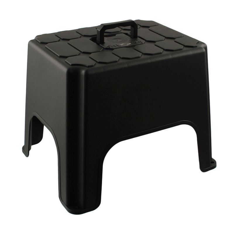Step Stool with Carry Handle Strong Sturdy Plastic Home Kitchen Shop ...