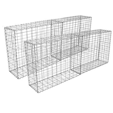 Product photograph of 4-pack 100 X 95 X 30cm Spiral Garden Gabion Baskets By Raven from QD stores