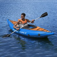 See more information about the HydroForce Inflatable Canoe Cove Champion Bundle 9ft