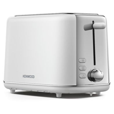 Abbey Lux Kitchen Toaster By Kenwood 2 Slice White And Silver
