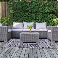 See more information about the Garden Patio Rug by Wensum Maroc Blue and Grey - 300x180cm