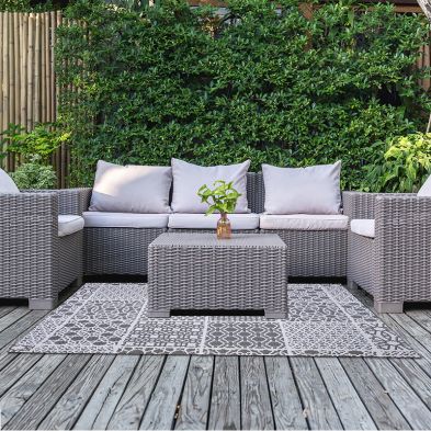 See more information about the Garden Patio Rug by Wensum Maroc Grey - 300x180cm